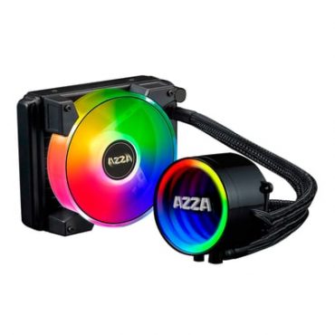 AZZA – REFRIGERACION LIQUIDA PARA CPU INTEL / AMD 120 mm BLIZZARD LCAZ-120R-ARGB – PWM.